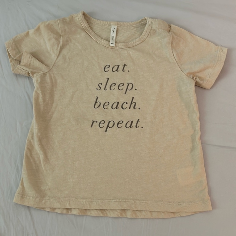 Eat Sleep Beach Repeat Tee